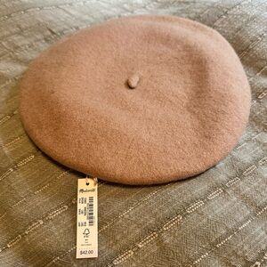 Madewell Beige Wool Beret NWT